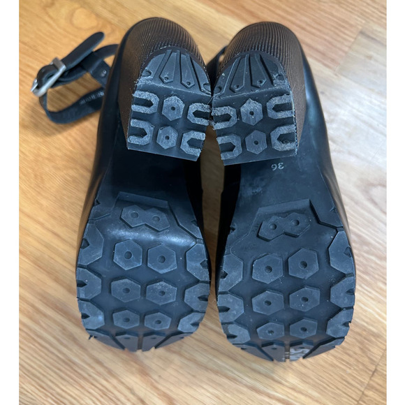 Anthropogie miista 5.5 Hilda $250 Sole Platform Sock MaryJane Heels Shoes Black - Picture 6 of 9